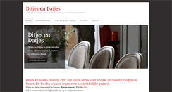 Desktop Screenshot of ditjesendatjesgennep.nl